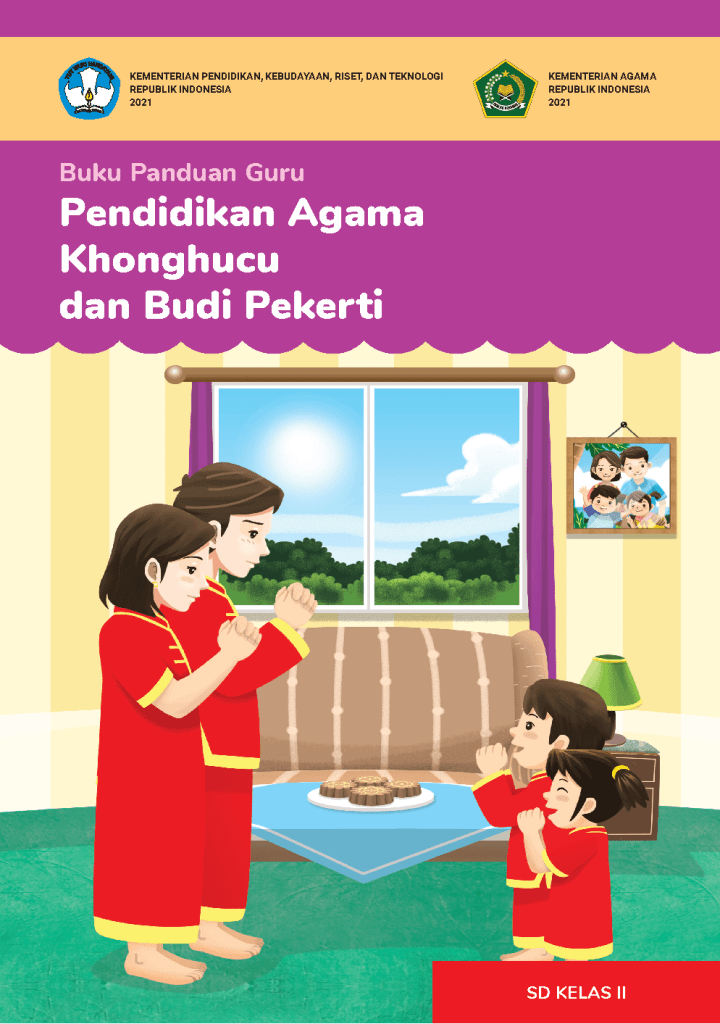Cover Buku Panduan Guru Pendidikan Agama Khonghucu dan Budi Pekerti untuk SD Kelas II