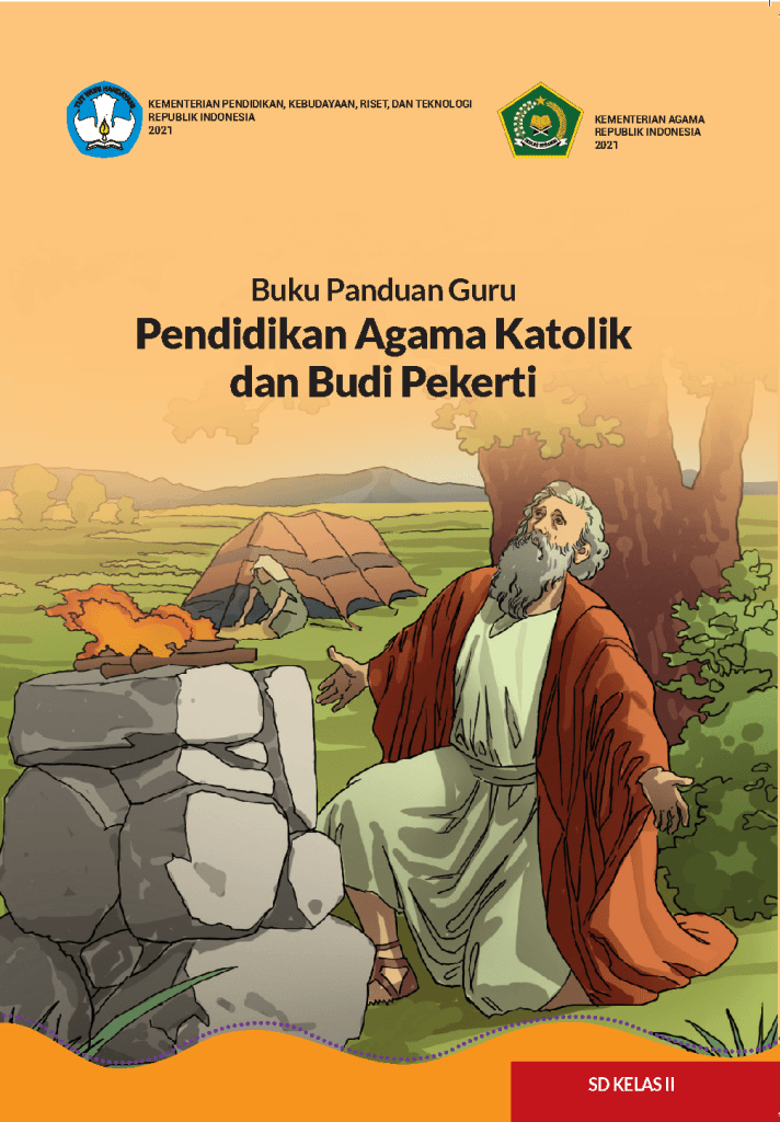 Cover Buku Panduan Guru Pendidikan Agama Katolik dan Budi Pekerti untuk SD Kelas II