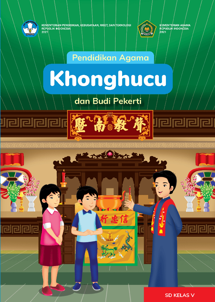 Cover Pendidikan Agama Khonghucu dan Budi Pekerti untuk SD Kelas V