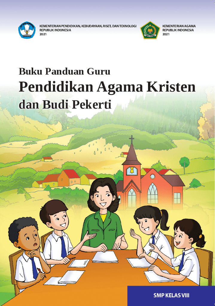 Cover Buku Panduan Guru Pendidikan Agama Kristen dan Budi Pekerti untuk SMP Kelas VIII