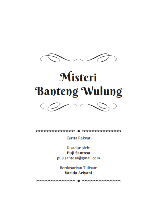 Cover Misteri Banteng Wulung