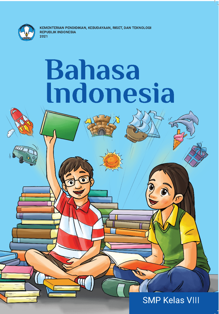 Cover Buku Audio Bahasa Indonesia SMP Kelas 8