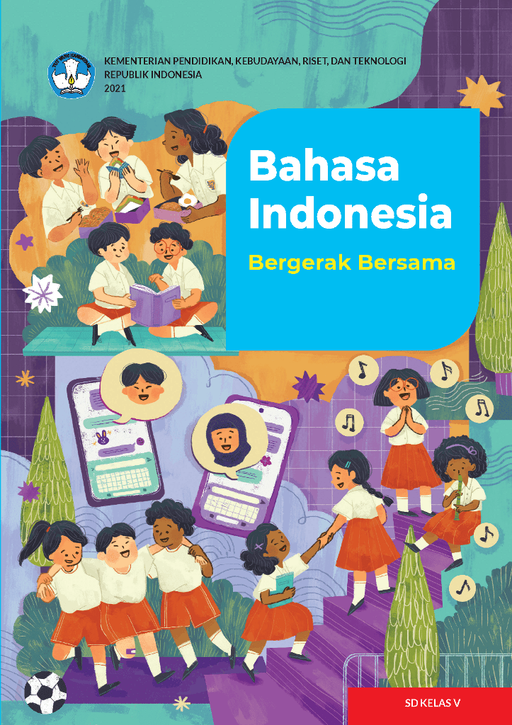 Cover Buku Audio Bahasa Indonesia SD Kelas 5