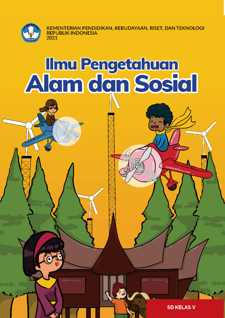 Cover Buku Audio Ilmu Pengetahuan Alam dan Sosial SD Kelas 5