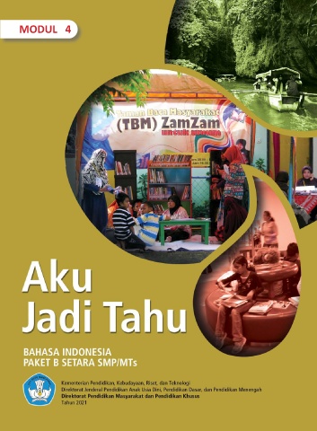 Cover Modul 4 - Bahasa Indonesia | Paket B