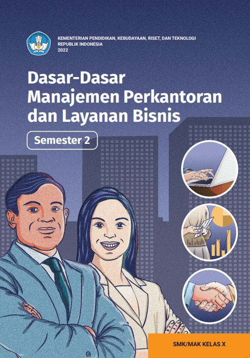 Cover Dasar-Dasar Manajemen Perkantoran dan Layanan Bisnis untuk SMK/MAK Kelas X Semester 2