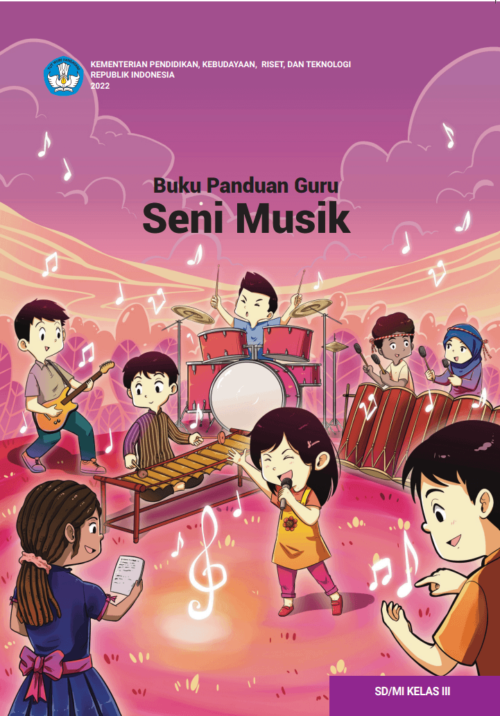 Cover Buku Panduan Guru Seni Musik untuk SD/MI Kelas III