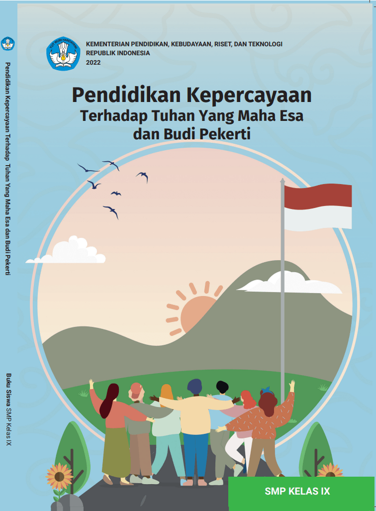 Cover Pendidikan Kepercayaan Terhadap Tuhan Yang Maha Esa dan Budi Pekerti untuk SMP Kelas IX