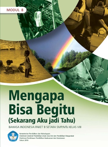 Cover Modul 8 - Bahasa Indonesia | Paket B