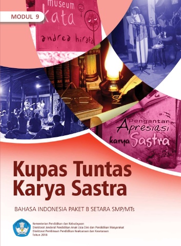 Cover Modul 9 - Bahasa Indonesia | Paket B