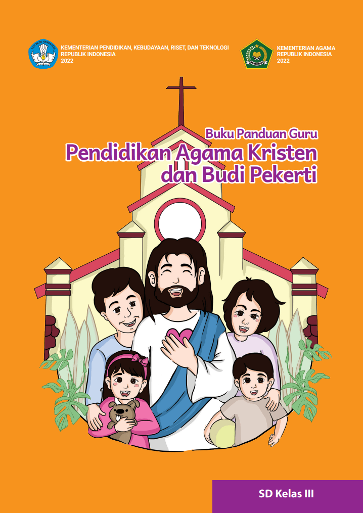 Cover Buku Panduan Guru Pendidikan Agama Kristen dan Budi Pekerti untuk SD Kelas III