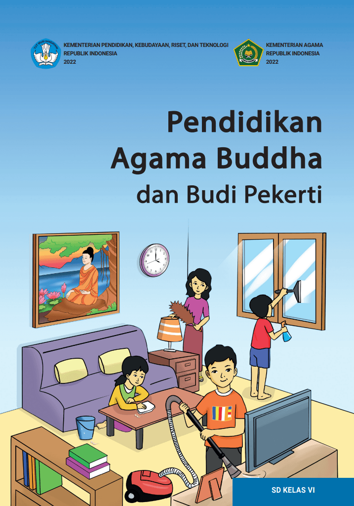 Cover Pendidikan Agama Buddha dan Budi Pekerti untuk SD Kelas VI