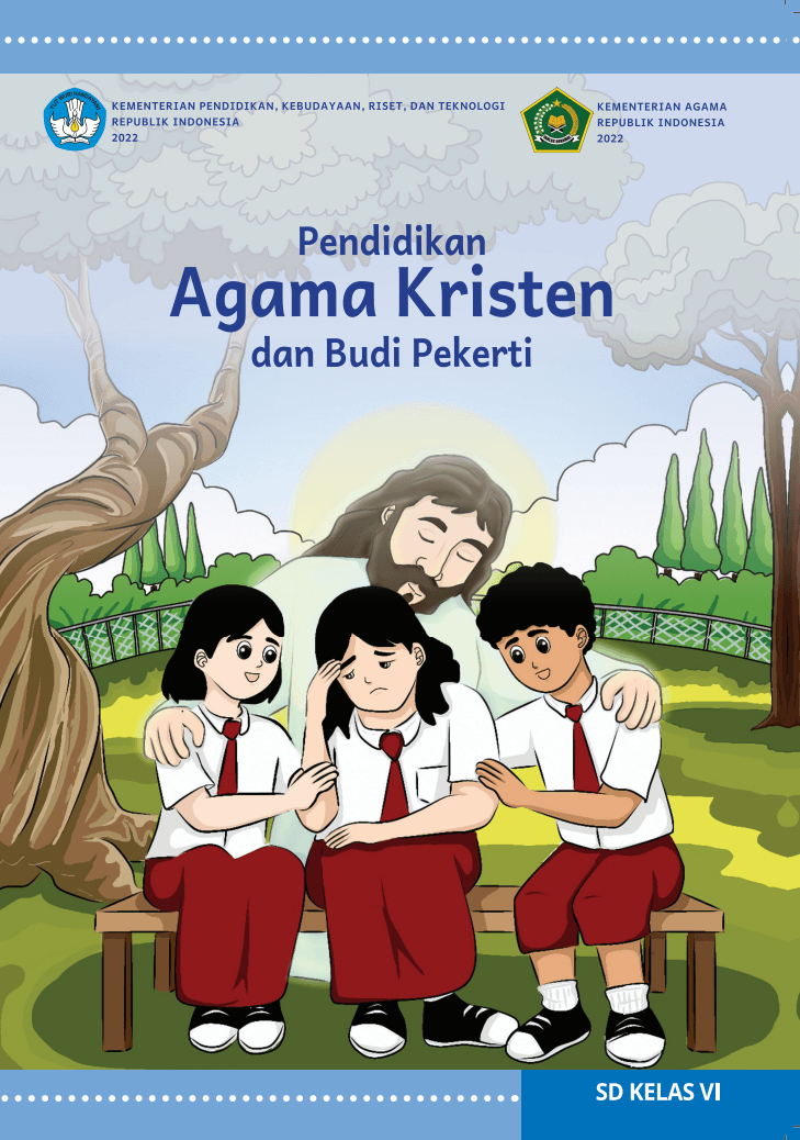 Cover Pendidikan Agama Kristen dan Budi Pekerti untuk SD Kelas VI