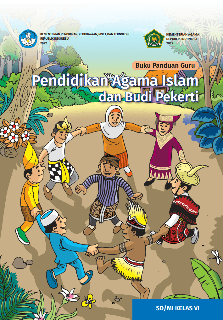 Cover Buku Panduan Guru Pendidikan Agama Islam dan Budi Pekerti untuk SD/MI Kelas VI