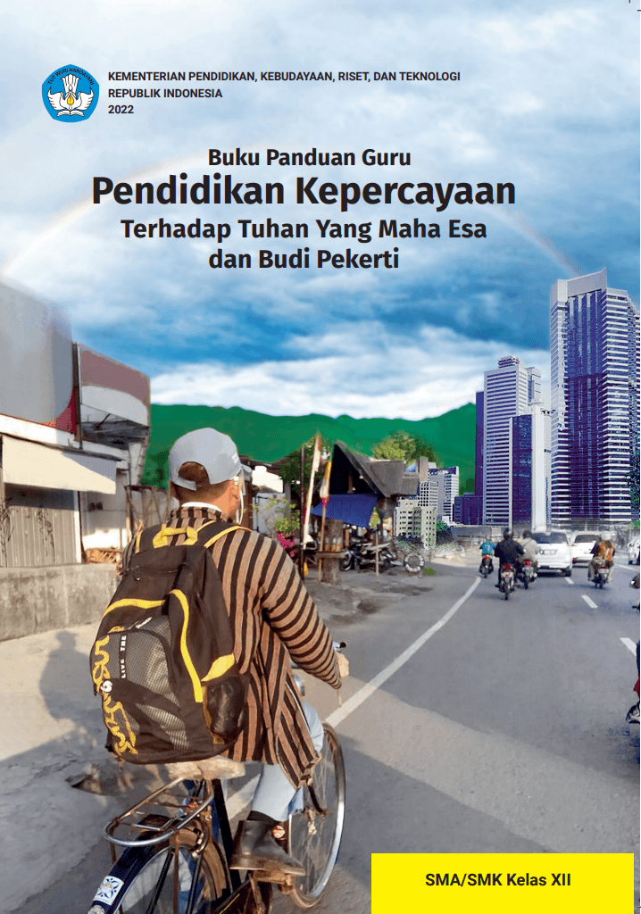 Cover Buku Panduan Guru Pendidikan Kepercayaan Terhadap Tuhan Yang Maha Esa dan Budi Pekerti untuk SMA/SMK Kelas XII