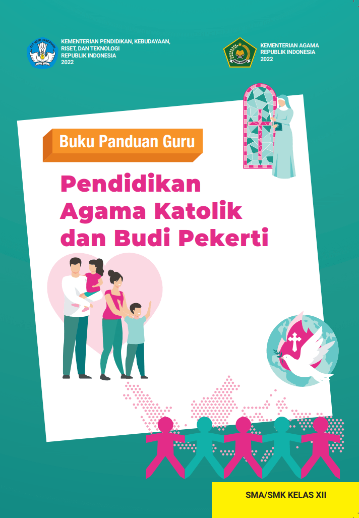 Cover Buku Panduan Guru Pendidikan Agama Katolik dan Budi Pekerti untuk SMA/SMK Kelas XII