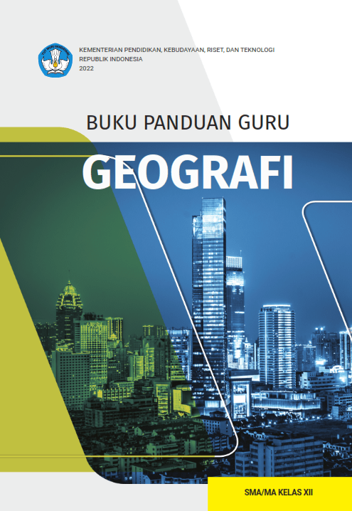 Cover Buku Panduan Guru Geografi untuk SMA/MA Kelas XII