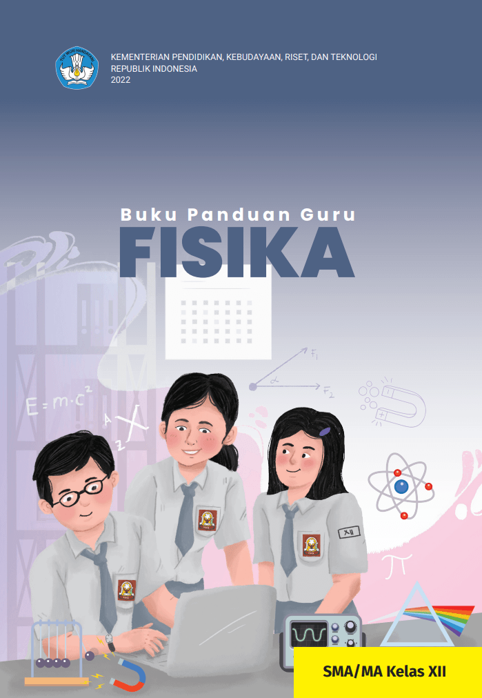 Cover Buku Panduan Guru Fisika untuk SMA/MA Kelas XII