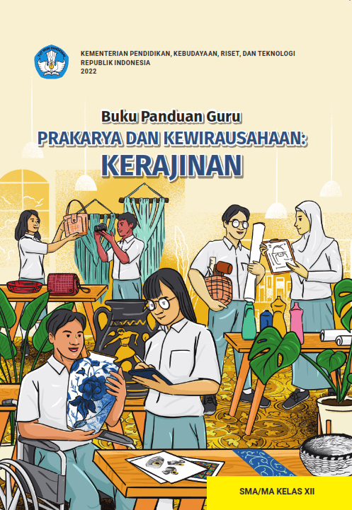 Cover Buku Panduan Guru Prakarya: Kerajinan untuk SMA/MA Kelas XII