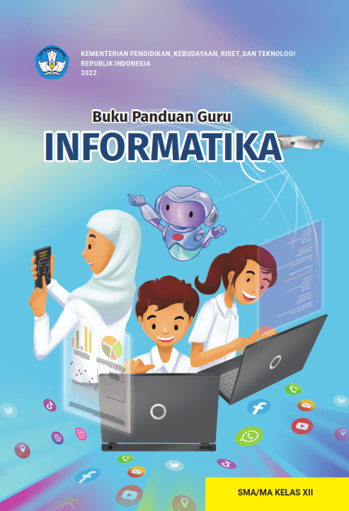 Cover Buku Panduan Guru Informatika untuk SMA/MA Kelas XII