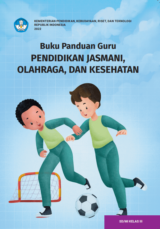 Cover Buku Panduan Guru Pendidikan Jasmani, Olahraga, dan Kesehatan untuk SD/MI Kelas III