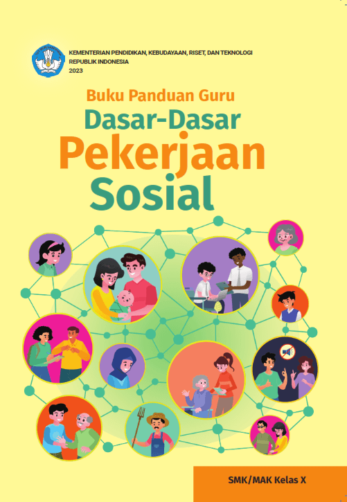 Cover Buku Panduan Guru Dasar-Dasar Pekerjaan Sosial untuk SMK/MAK Kelas X