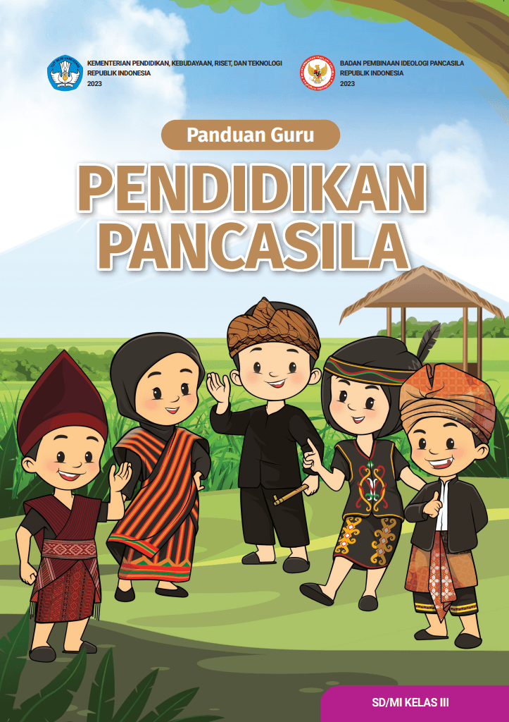 Cover Panduan Guru Pendidikan Pancasila untuk SD/MI Kelas III