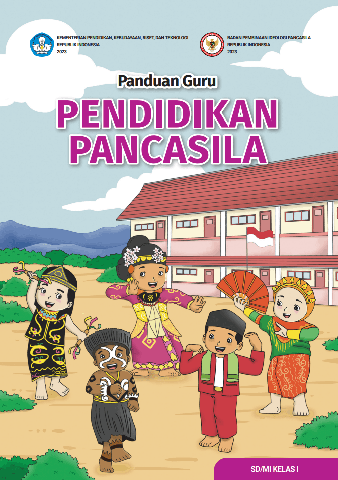 Cover Panduan Guru Pendidikan Pancasila untuk SD/MI Kelas I