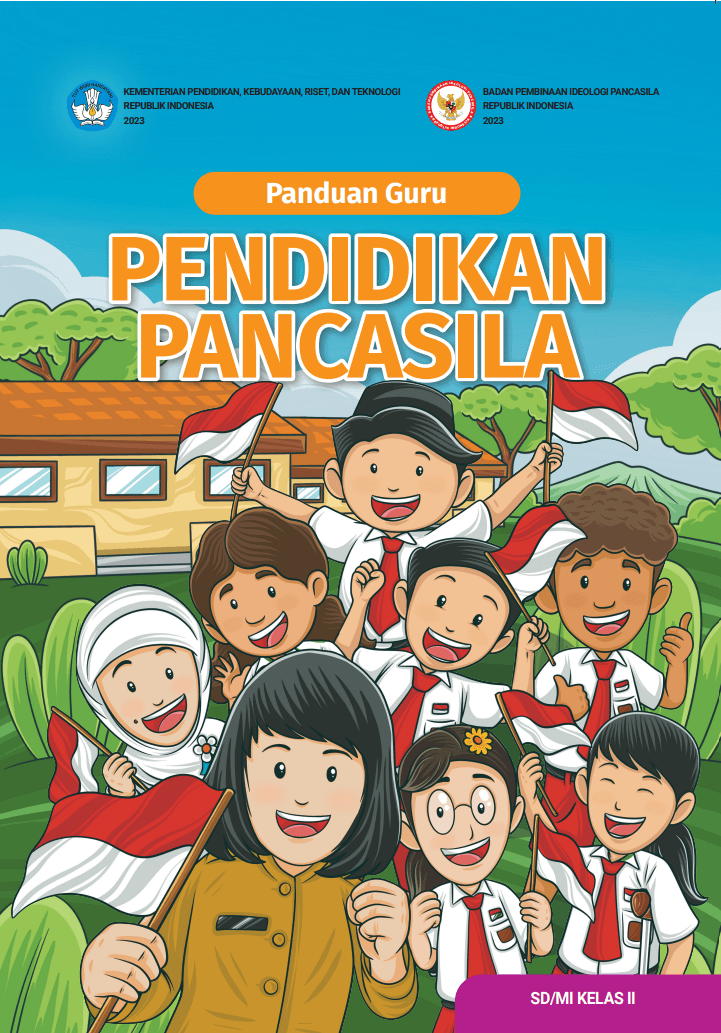 Cover Panduan Guru Pendidikan Pancasila untuk SD/MI Kelas II