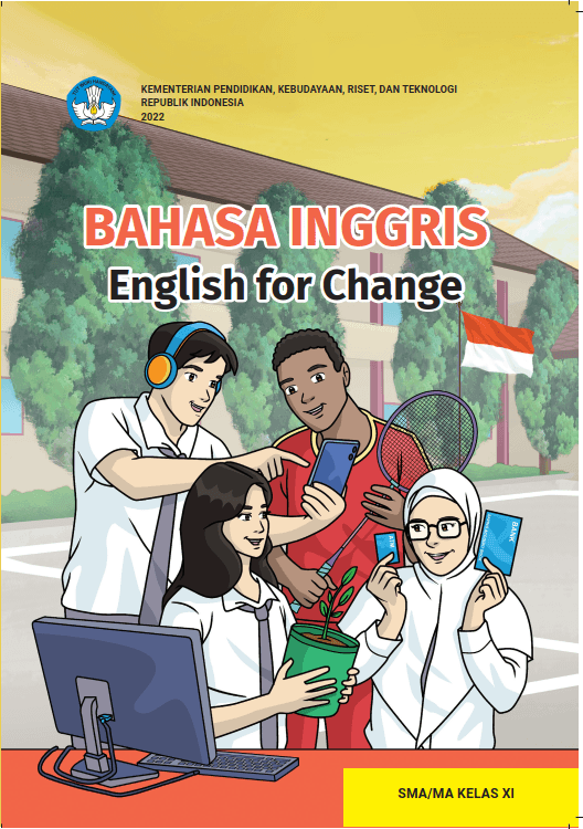 Cover Buku Audio Bahasa Inggris: English for Change untuk SMA/MA Kelas XI
