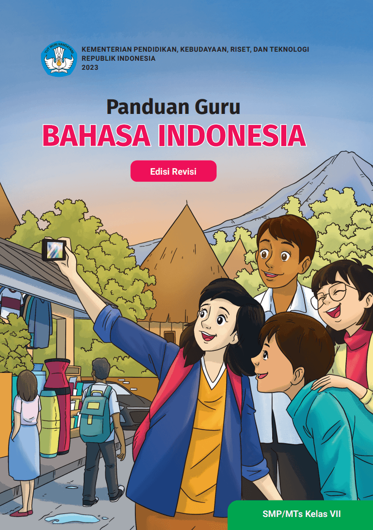 Cover Panduan Guru Bahasa Indonesia untuk SMP/MTs Kelas VII (Edisi Revisi)