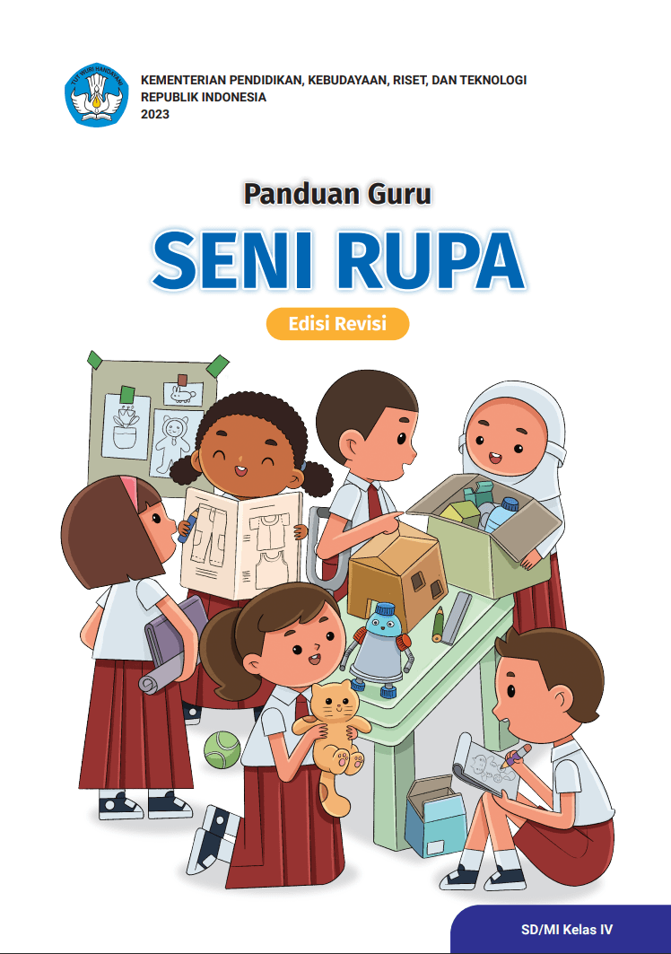 Cover Panduan Guru Seni Rupa untuk SD/MI Kelas IV (Edisi Revisi)