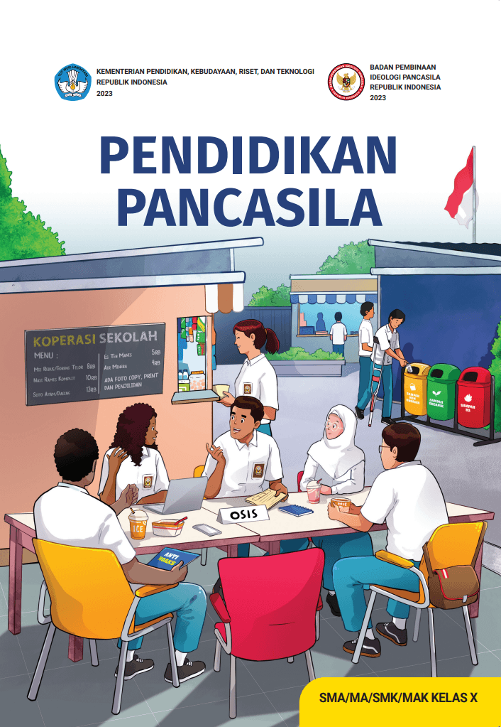 Cover Buku Audio Pendidikan Pancasila untuk SMA/MA/SMK/MAK Kelas X