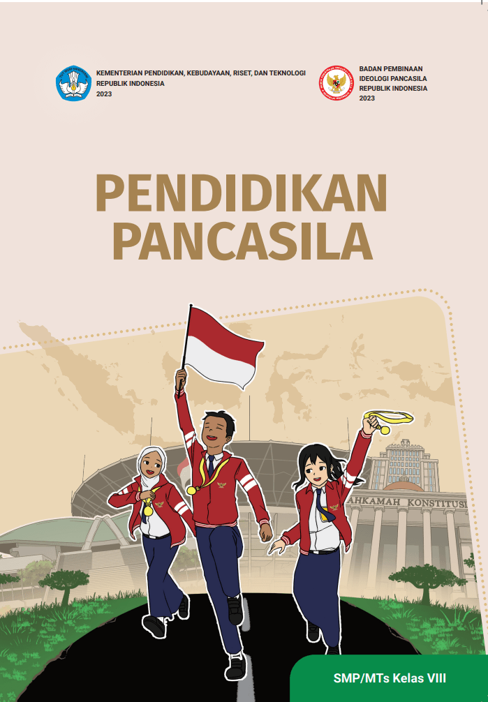 Cover Buku Audio Pendidikan Pancasila untuk SMP/MTs Kelas VIII