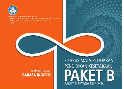 Cover Silabus - Bahasa Inggris | Paket B