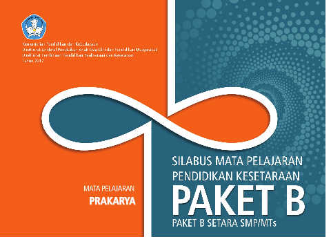 Cover Silabus - Prakarya | Paket B
