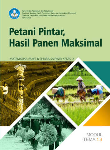 Cover Modul 13 - Matematika | Paket B