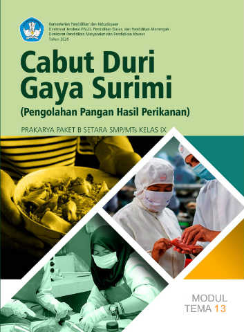 Cover Modul 13 - Prakarya | Paket B
