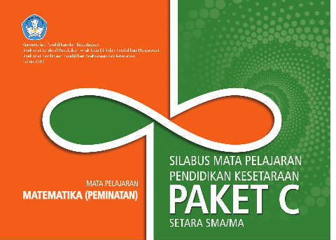 Cover Silabus - Matematika Peminatan | Paket C