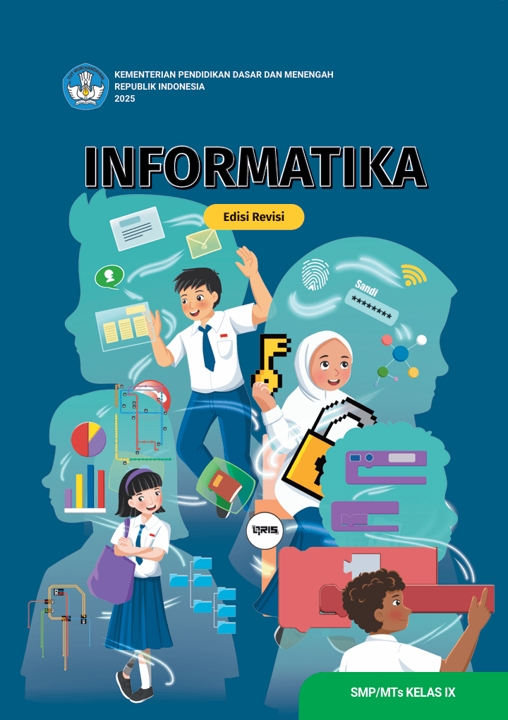 Cover Informatika Kurikulum Merdeka Kelas 9 SMP