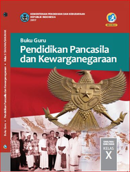Cover Buku Guru Pendidikan pancasila Dan Kewarganegaraan Kelas X