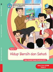 Cover Buku Guru Tema 4 kelas II Hidup Bersih dan Sehat