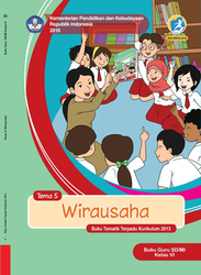 Cover Buku Guru Kelas VI Tema 5 Wirausaha