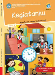 Cover Buku kelas I Tema 3  Kegiatanku