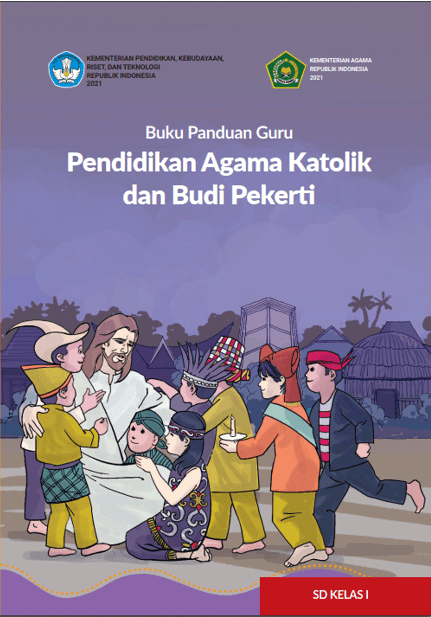 Cover Buku Panduan Guru Pendidikan Agama Katolik dan Budi Pekerti untuk SD Kelas I