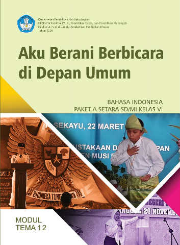 Cover Modul 12 - Bahasa Indonesia | Paket A