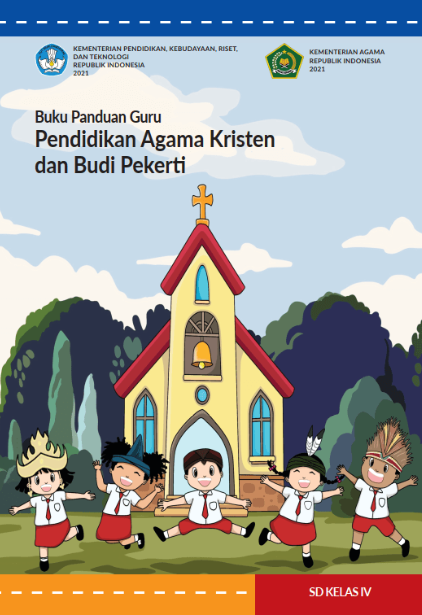 Cover Buku Panduan Guru Pendidikan Agama Kristen dan Budi Pekerti untuk SD Kelas IV
