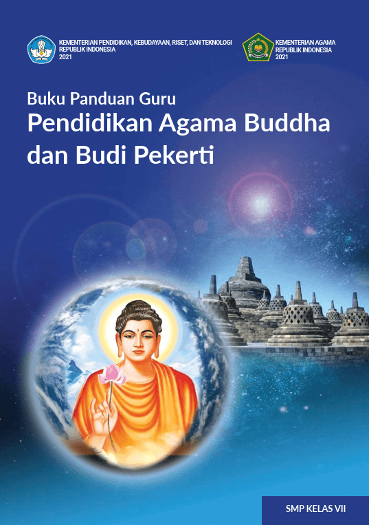 Cover Buku Panduan Guru Pendidikan Agama Buddha dan Budi Pekerti untuk SMP Kelas VII
