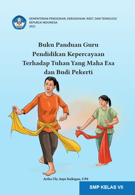 Cover Buku Panduan Guru Pendidikan Kepercayaan Terhadap Tuhan Yang Maha Esa dan Budi Pekerti untuk SMP Kelas VII