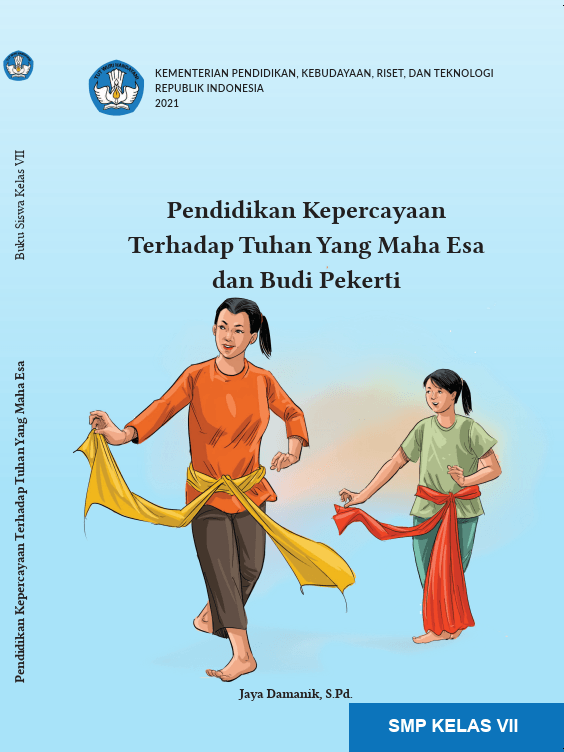 Cover Pendidikan Kepercayaan Terhadap Tuhan Yang Maha Esa dan Budi Pekerti untuk SMP Kelas VII